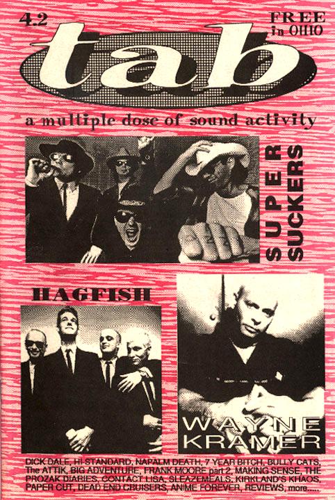 Supersuckers, Hagfish, Wayne Kramer, Dick Dale, Hi-Standard, Napalm Death, Bully Cats