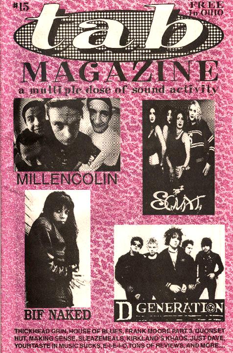 Millencolin, Squat, D-Generation, Bif Naked, Thickhead Grin
